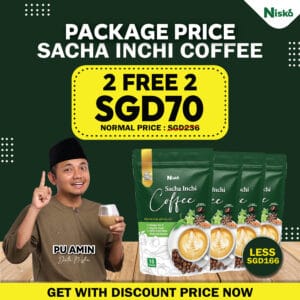 2 Free 2 Pack Sacha Inchi Coffee
