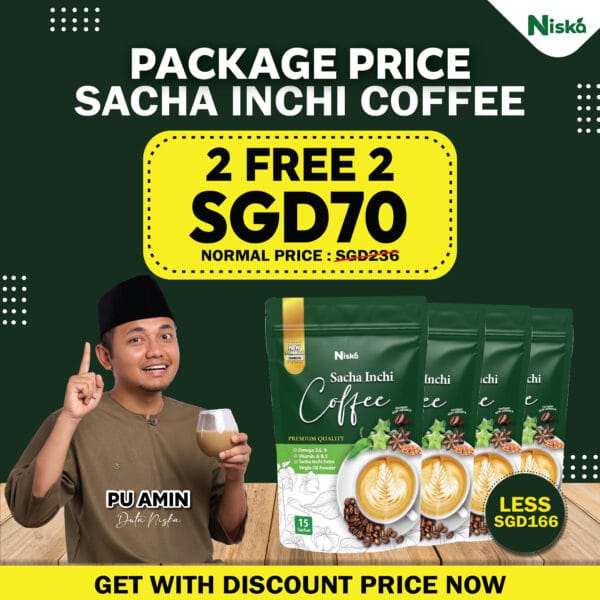 2 Free 2 Pack Sacha Inchi Coffee
