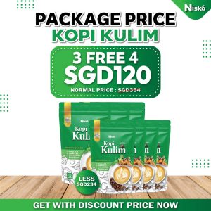 PAKEJ 3 PACK FREE 4 PACK